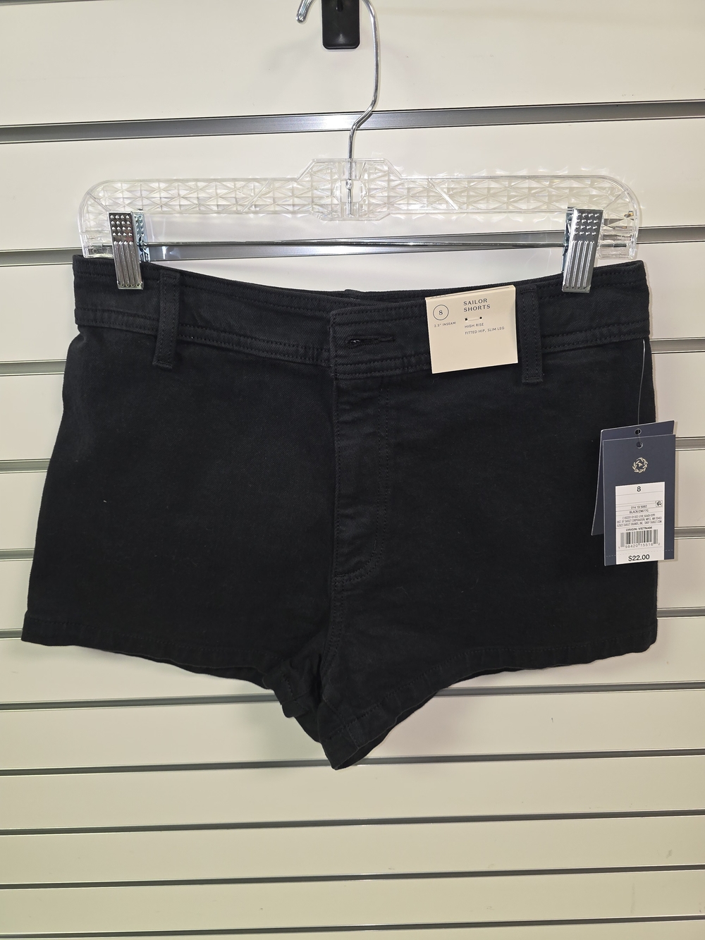 Universal Thread Black Women's Sailor Denim Shorts